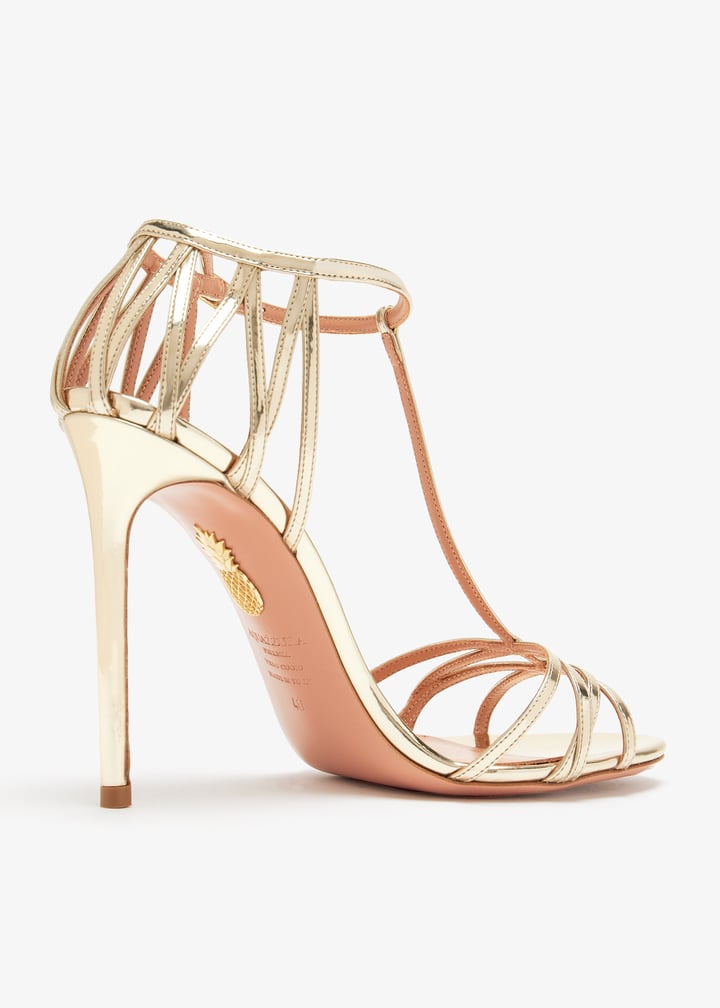 Aquazzura Forever More sandals for Women - Gold in UAE