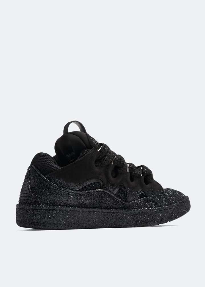 たんぽ Lanvin Curb sneakers for Women - Black in Kuwait | Level Shoes