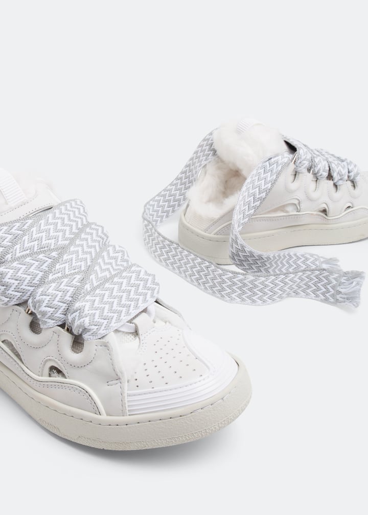 Lanvin Curb mule sneakers for Women - White in UAE | Level Shoes