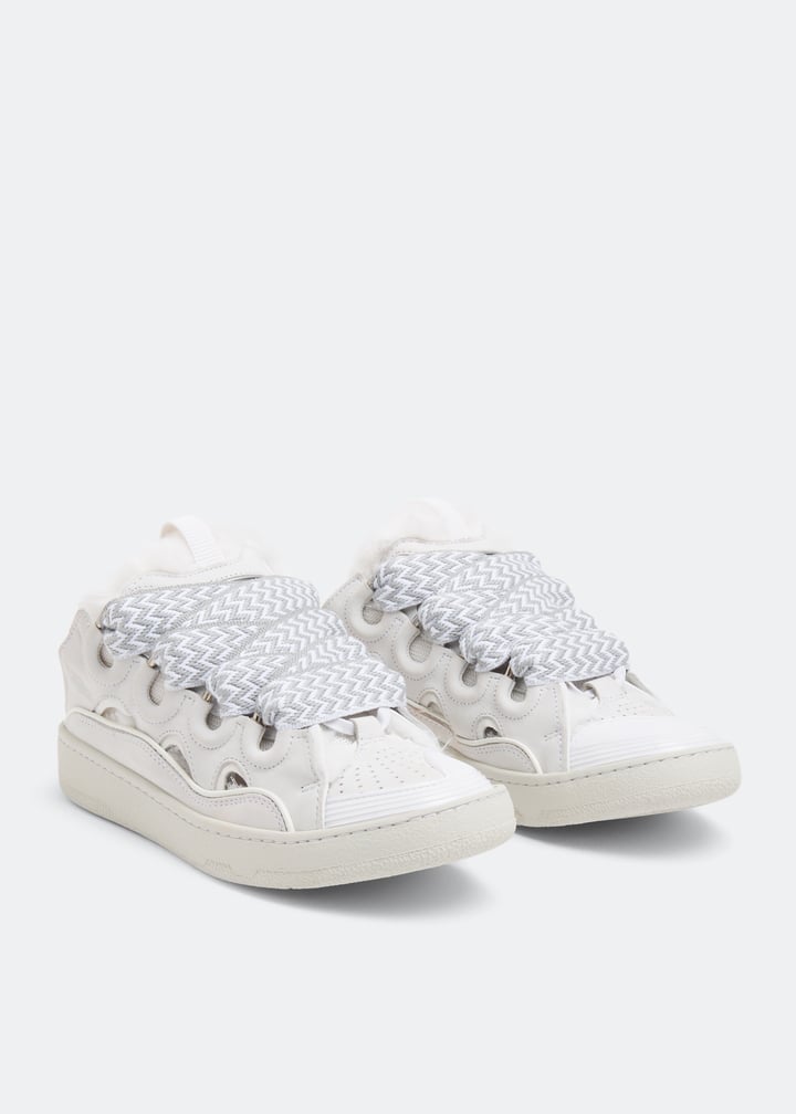 【関税込み】lanvin 'Sequence' mules Lanvin Curb mule sneakers for Women - White in UAE | Level Shoes