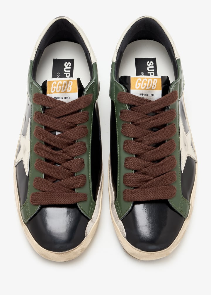 Golden  GMF00101F00416415430SUPERSTARNAPPA 関税送料込 Golden Goose Super-star LTD sneakers for Men - Black in