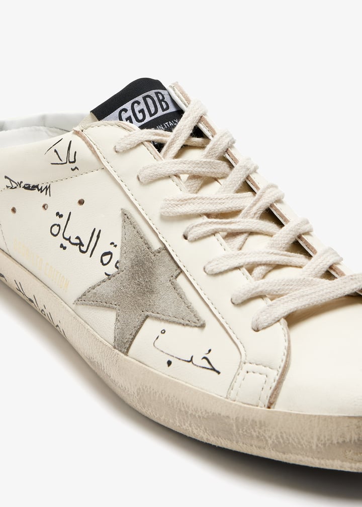 Golden Goose Super-star LTD sabot sneakers for Men - White