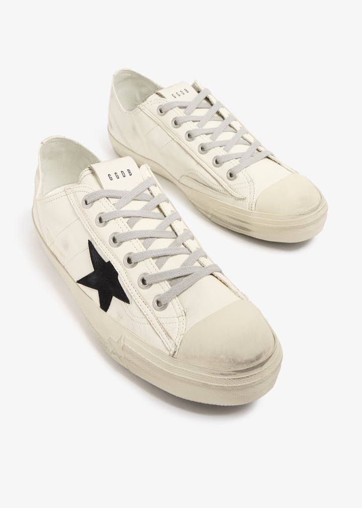 Golden ｜SNEAKERS (GMF00129 F005028 10276) Golden Goose V-Star sneakers for Men - White in KSA | Level