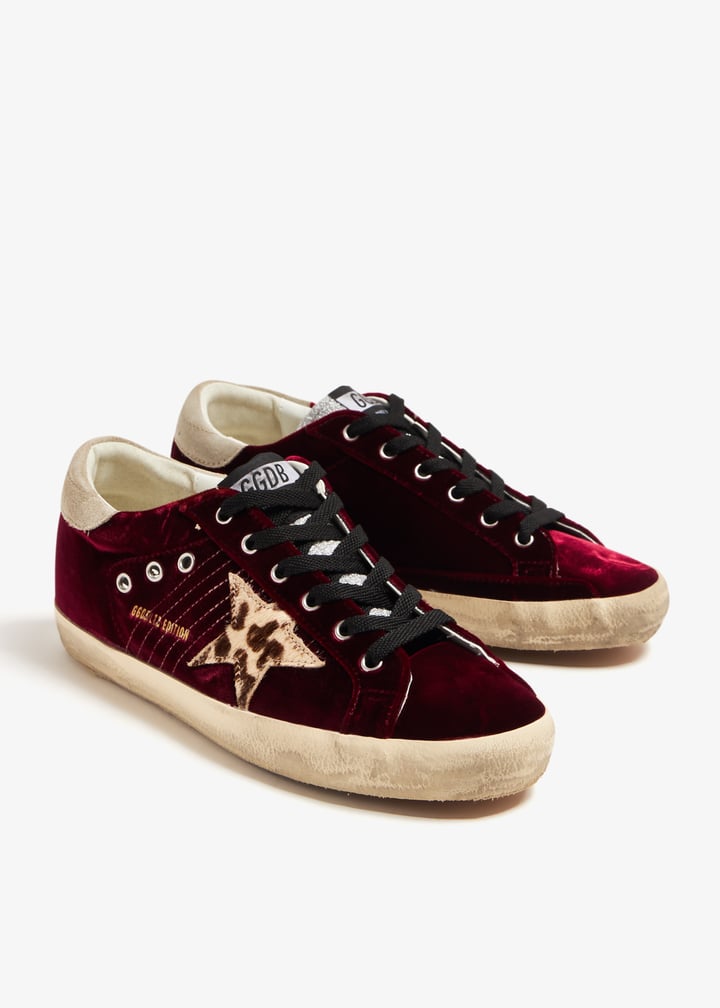 スニーカー GOLDEN  Woman Sneakers Burgundy GWF00107F00688082469 Burgundy Sneakers Super-Star Penstar Classic With Lis Golden