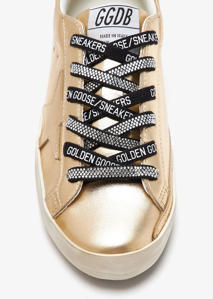 スニーカー Golden  SNEAKER (GWF00129F000334 10100) Golden Goose Super Star sneakers for Women - Gold in Qatar