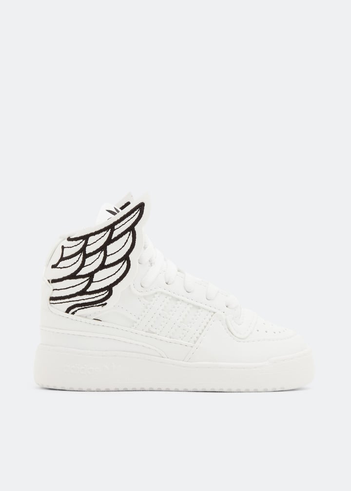 アディダス　JEREMY SCOTT WING　ハイカットスニーカー　ホワイト アディダス JEREMY SCOTT WING ハイカットスニーカー ホワイト