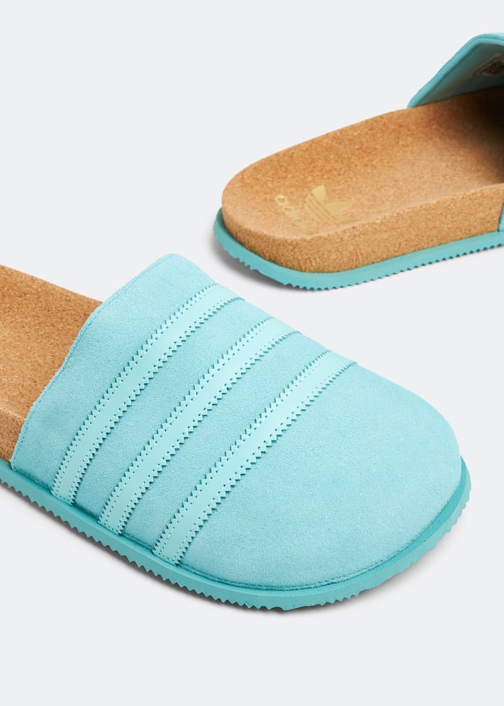 【Adidas】ADIMULE LEA SLIDES Adidas Adimule Lea Slide Review and On Foot - YouTube