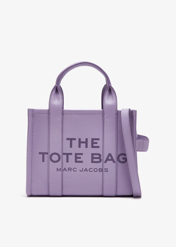 Marc Jacobs The Leather small tote bag for Women - Purple in