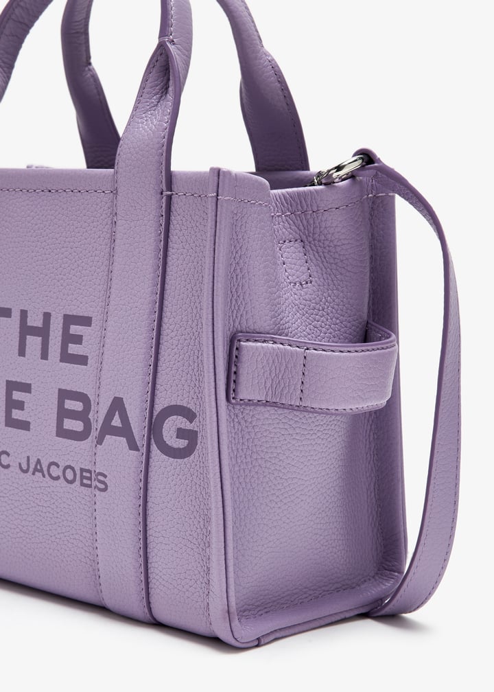 Marc Jacobs The Leather small tote bag for Women - Purple in