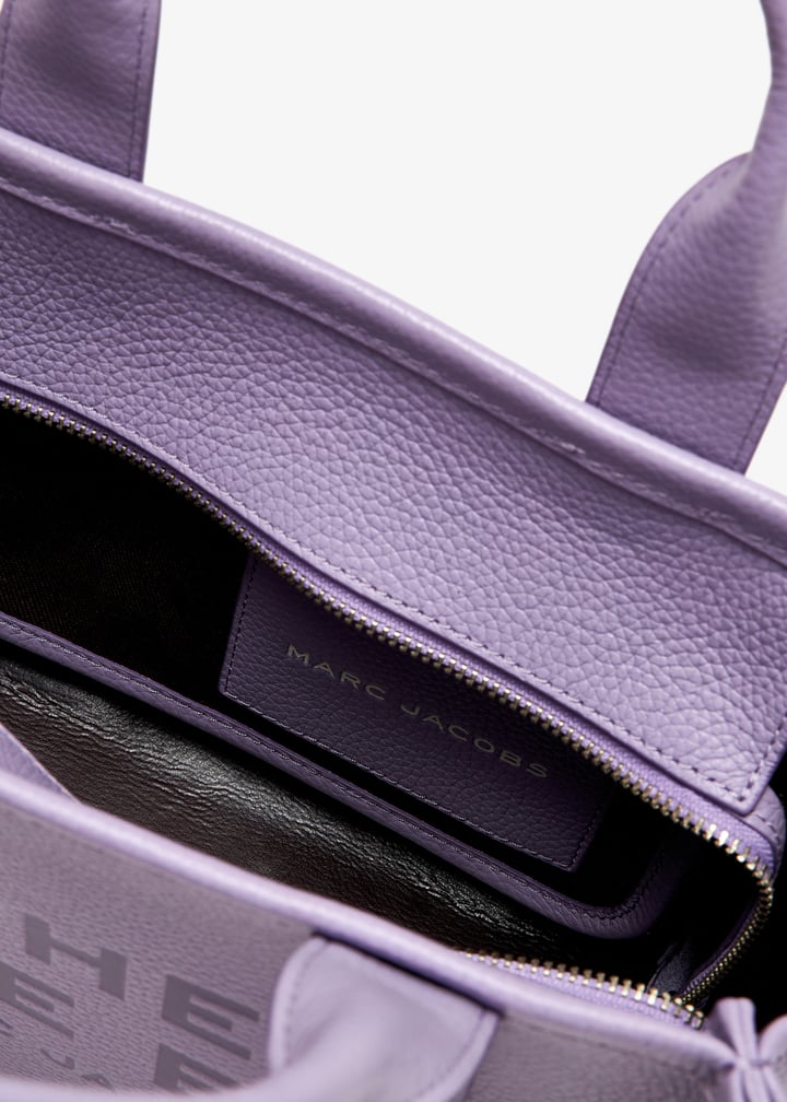 Marc Jacobs The Leather small tote bag for Women - Purple in