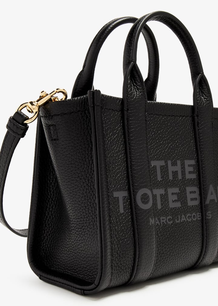 Marc Jacobs The leather crossbody tote bag for Women - Black