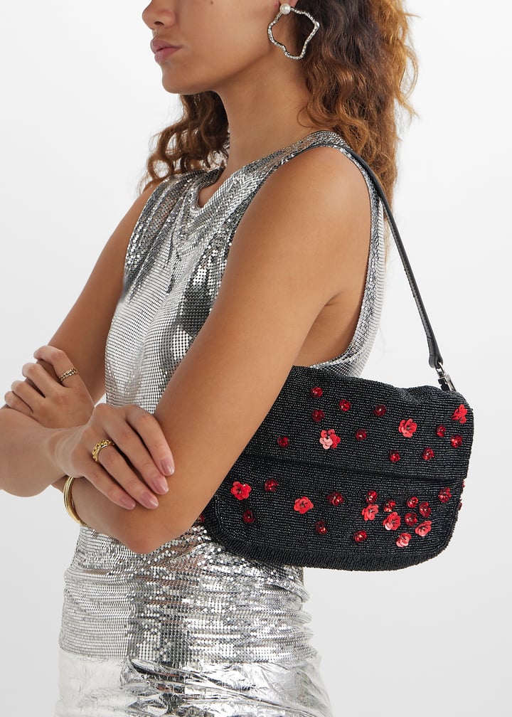 STAUD Timmy shoulder bag for Women - Black in UAE | Level Shoes