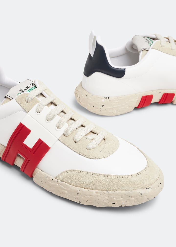 【送料&関税込】Hogan 3r Lace-up Sneakers Hogan Hogan-3R sneakers for Men - White in USA | Level Shoes