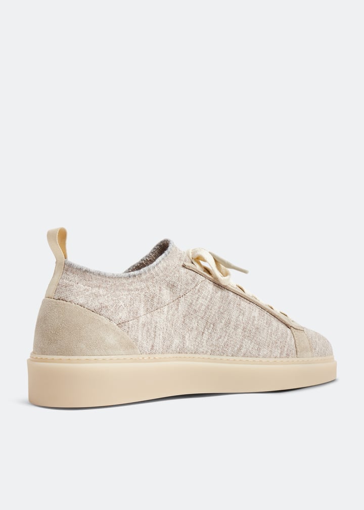 Eleventy Knit sneakers for Men - Beige in UAE | Level Shoes