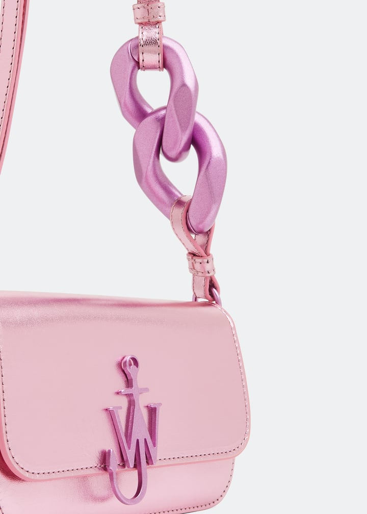 JW Anderson Anchor chain baguette bag for Women - Pink in JW Anderson Anchor chain baguette bag for Women - Pink in
