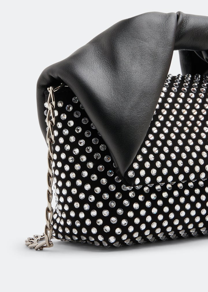 JW Anderson Crystal Midi Twister bag for Women - Black in