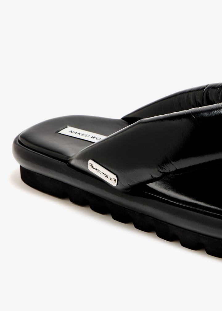 Naked Wolfe Hilary sandals for Women - Black in UAE | Level