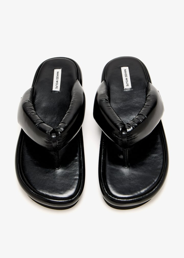 Naked Wolfe Hilary sandals for Women - Black in UAE | Level