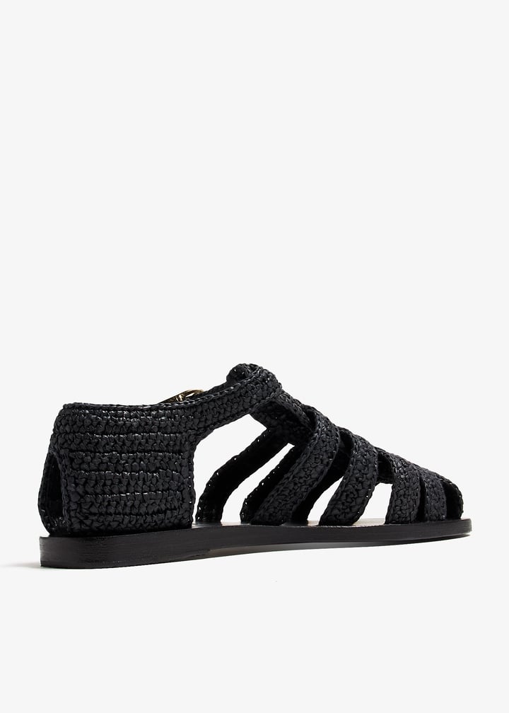 Ancient Greek Sandals Homeria sandals for Women - Black in UAE | Level ...