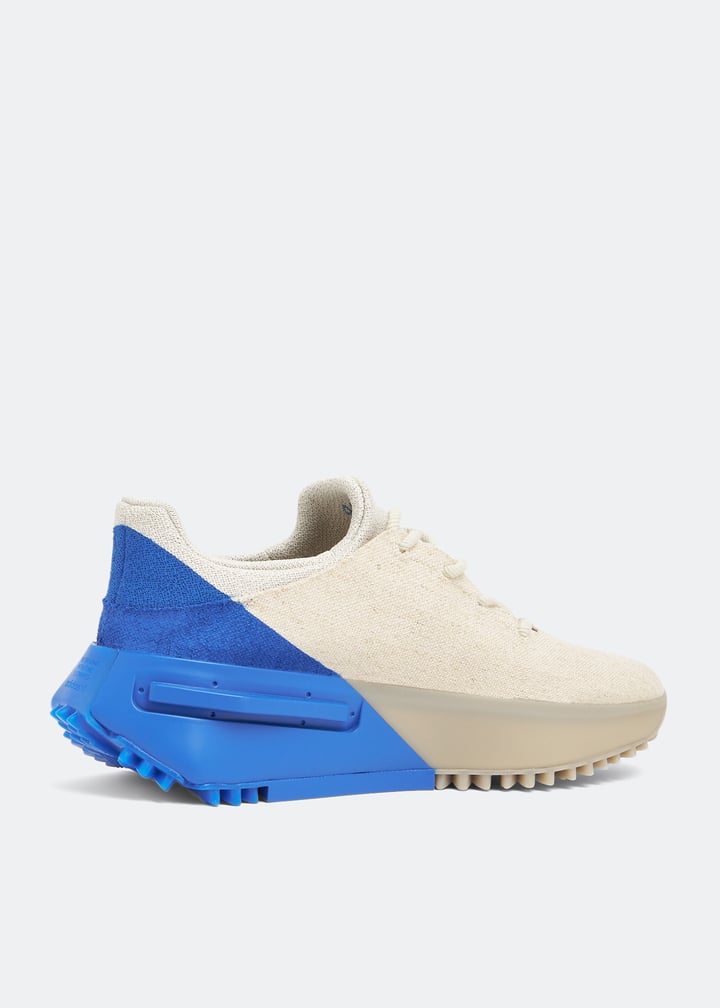 adidas gazelle silver green womens Adidas x Humanrace Unisex NMD S1 MAHBS Aluminium / Light Brown / Earth  Strata Low Top Sneakers main image 1