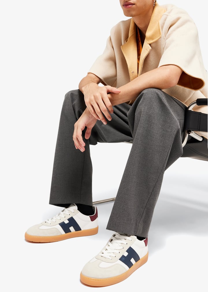 スニーカー Hogan H647 Allacciato Sneakers - Leather - White Hogan H647 sneakers for Men - White in USA | Level Shoes