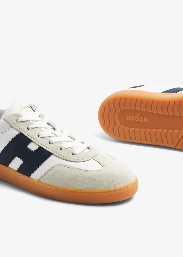 スニーカー Hogan H647 Allacciato Sneakers - Leather - White Hogan H647 sneakers for Men - White in USA | Level Shoes