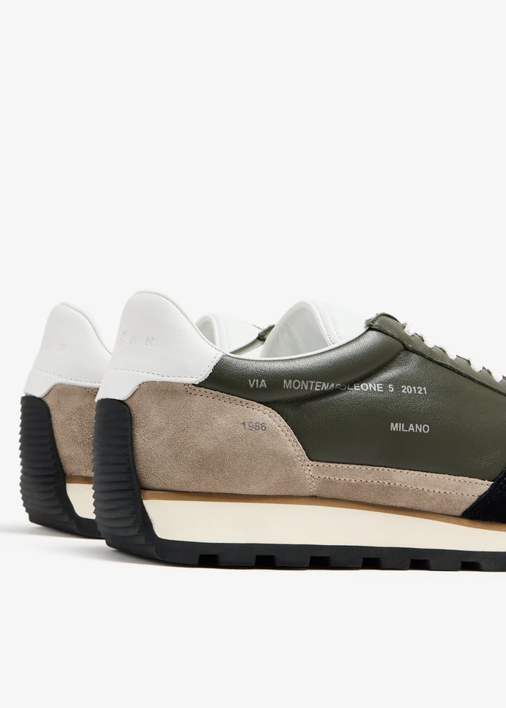 【送料&関税込】Hogan H671 Sneakers Hogan H671 sneakers for Men - Green in UAE | Level Shoes