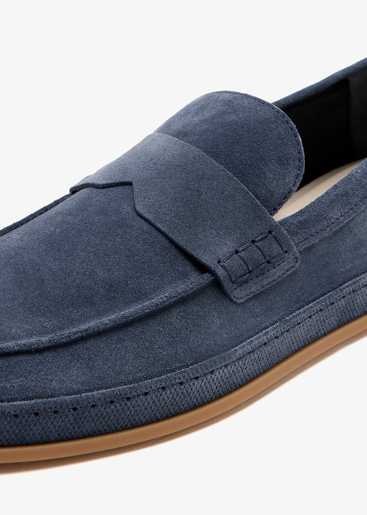 Hogan H683 mocassin loafers for Men - Blue in UAE | Level Shoes