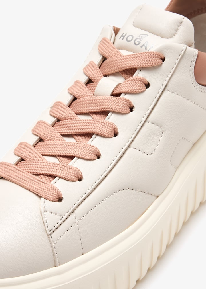 Hogan H-Stripes sneakers for Women - Beige in UAE | Level Shoes