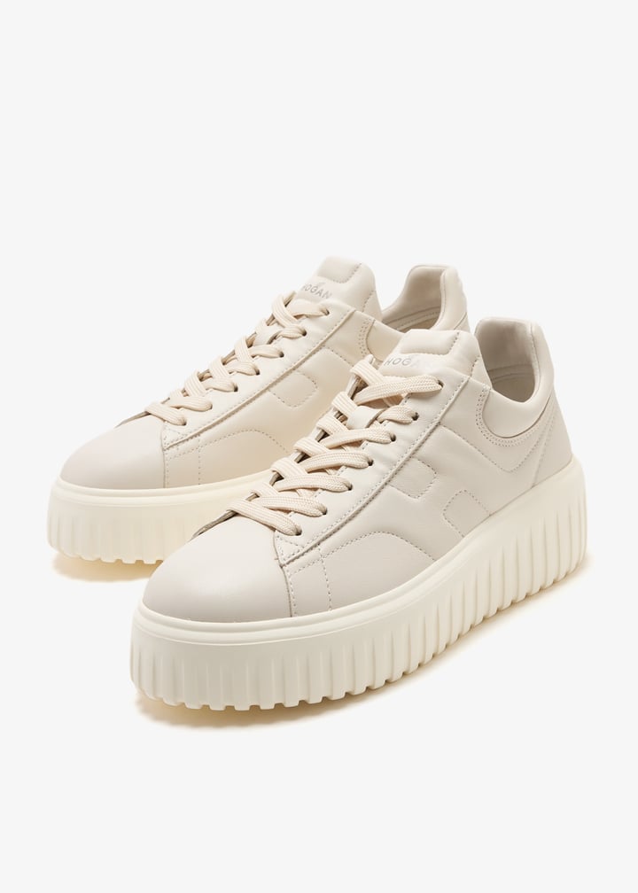 スニーカー HOGAN Woman Sneakers Yellow Cream HXW6450FC60LE9 B013 HOGAN: Sneakers woman - Yellow Cream | Hogan sneakers