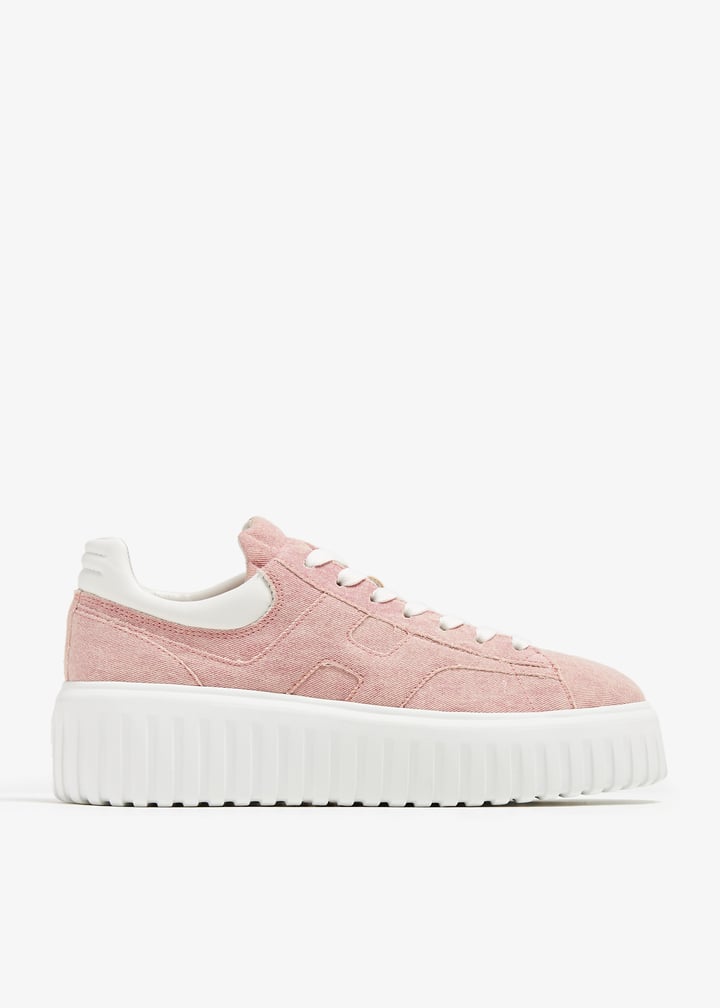 Hogan H-Stripes sneakers for Women - Pink in UAE | Level Shoes