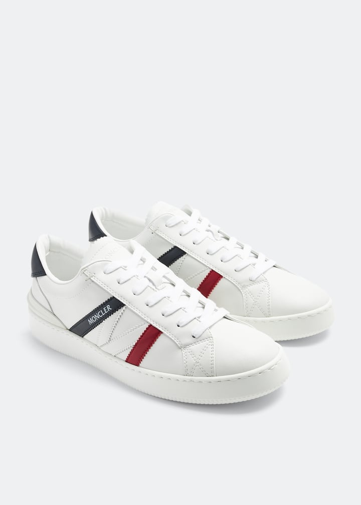 スニーカー Moncler White Monaco M Sneakers monaco-m-leather-sneakers-men-