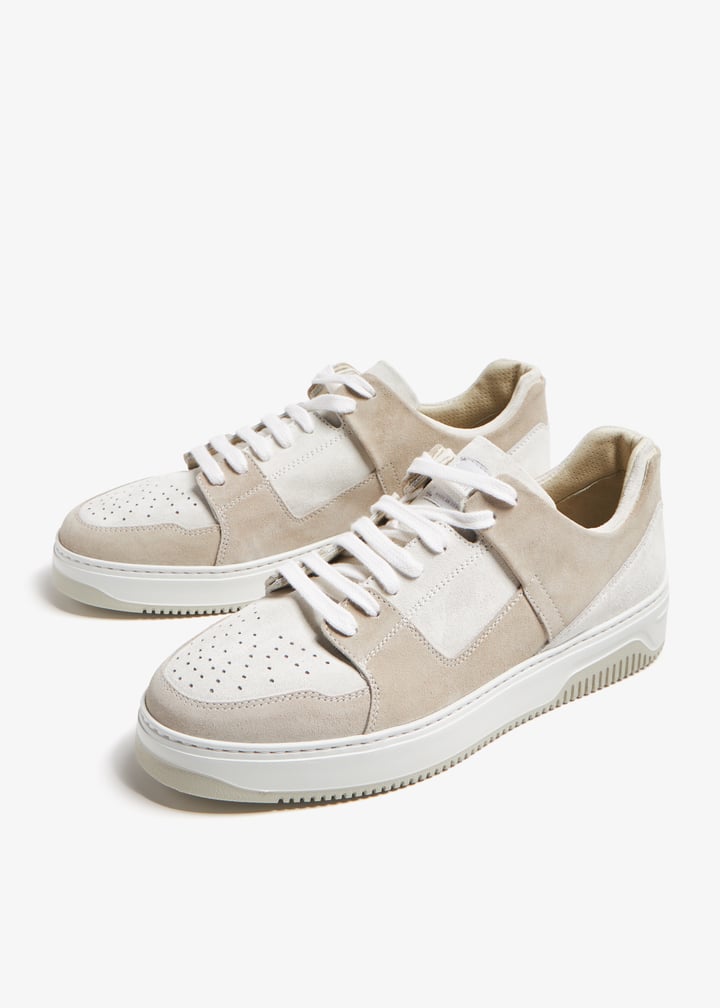 Eleventy Suede sneakers for Men - Beige in UAE | Level Shoes