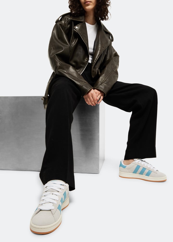 adidas校园00年代女性运动鞋- 阿联酋灰色| Level Shoes