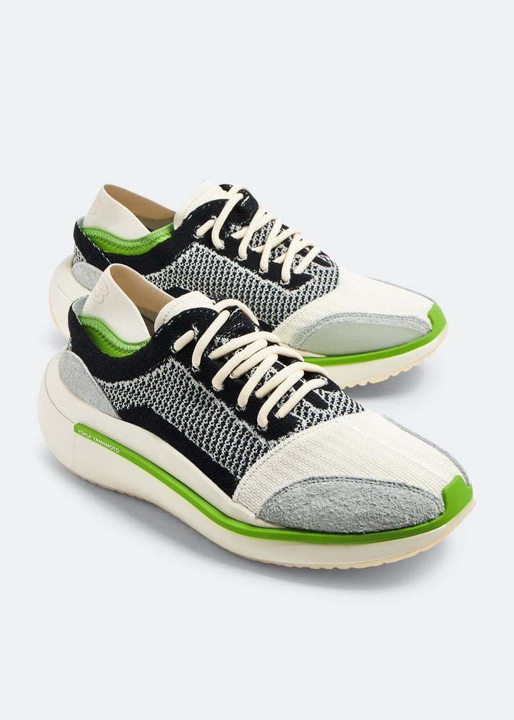 adidas Y-3 Qisan Knit sneakers for Men - White in USA | Level Shoes
