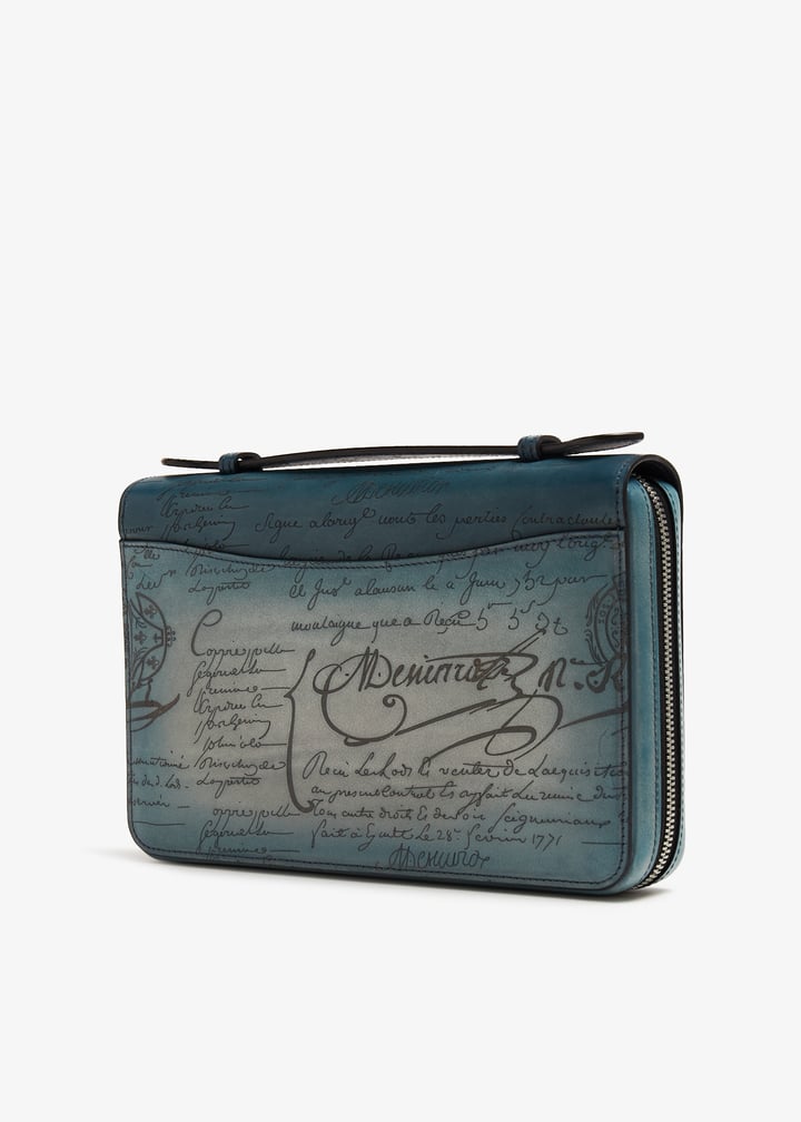 袋・箱有り　Berluti Itauba Wスタンプx金銀Wパティーヌ希少品!! ベルルッティ ITAUBA