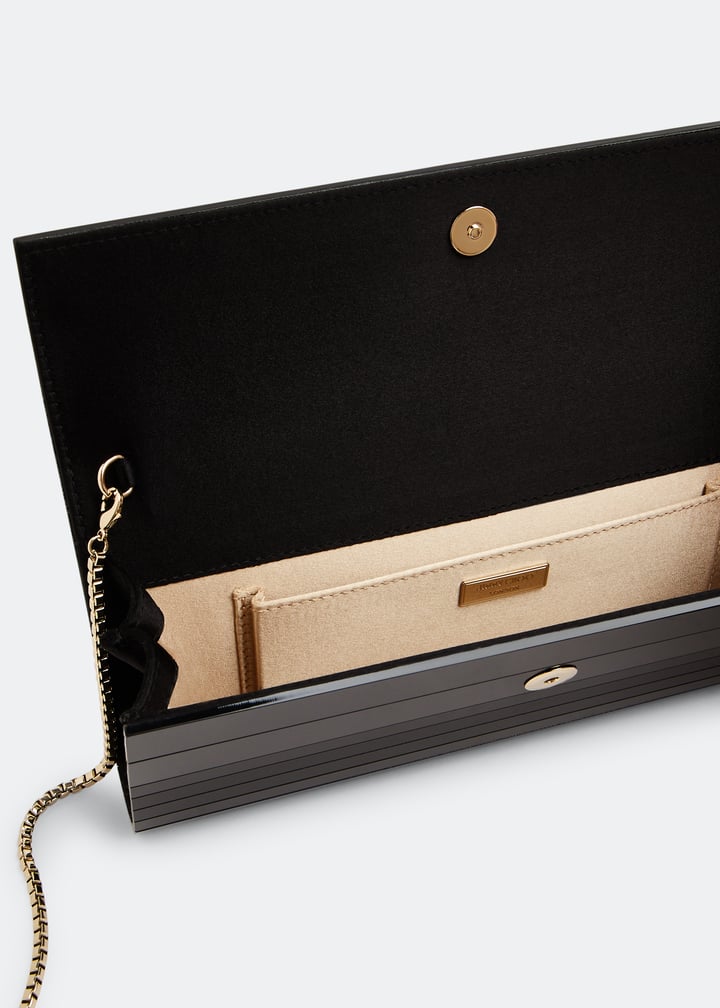 Jimmy Choo Sweetie clutch for Women - Black in UAE | Level Shoes