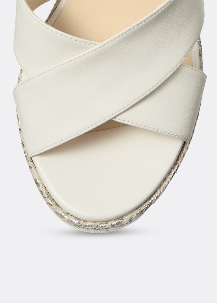 Jimmy Choo Dellena sandals for Women - White in KSA | Level Shoes