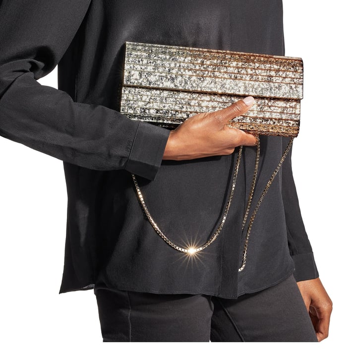 ヘアアクセサリー Jimmy Choo Sweetie pouch in plexiglass with glitter Jimmy Choo Sweetie Glitter Clutch Bag | Neiman Marcus