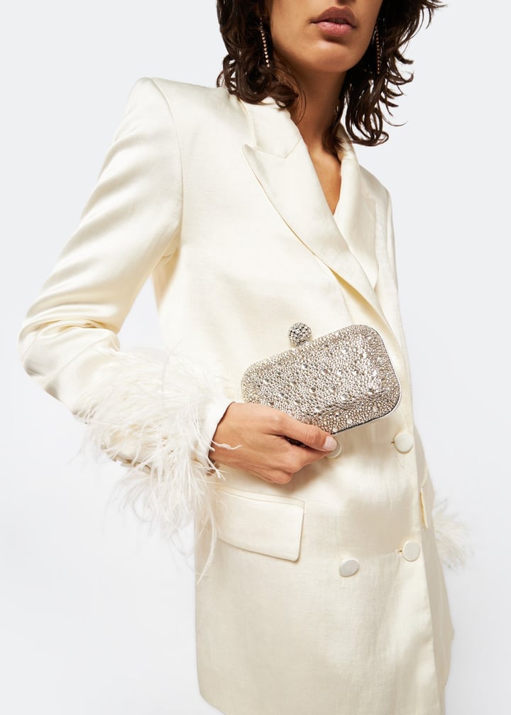 Jimmy Choo Cloud clutch for Women - Silver in UAE | Level Shoes