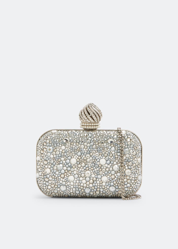 Jimmy Choo Micro Cloud clutch for Women - Silver in UAE