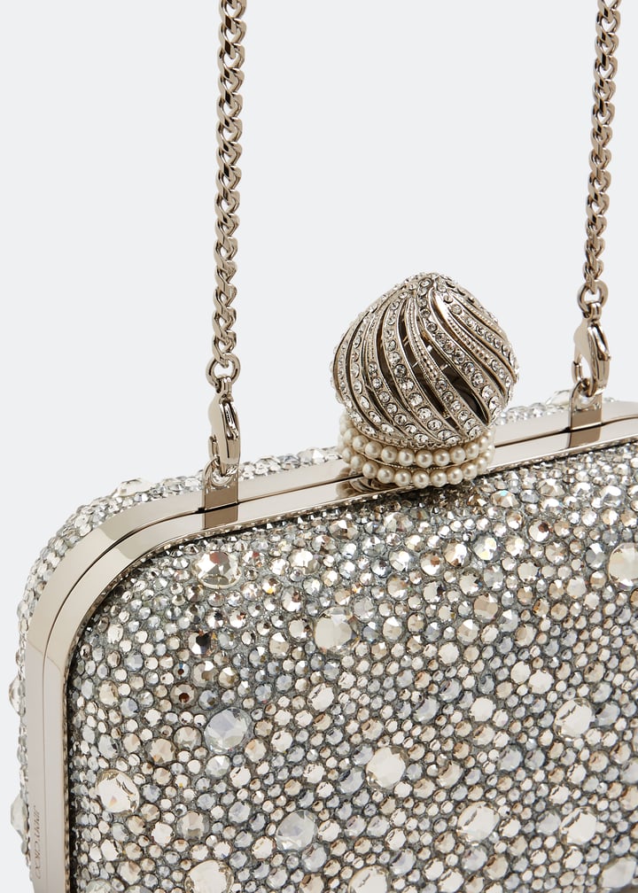 【23AW NEW】Jimmy Choo / CLOUD MICRO サテン クラッチバッグ 23AW NEW】Jimmy Choo / CLOUD MICRO サテン クラッチバッグ