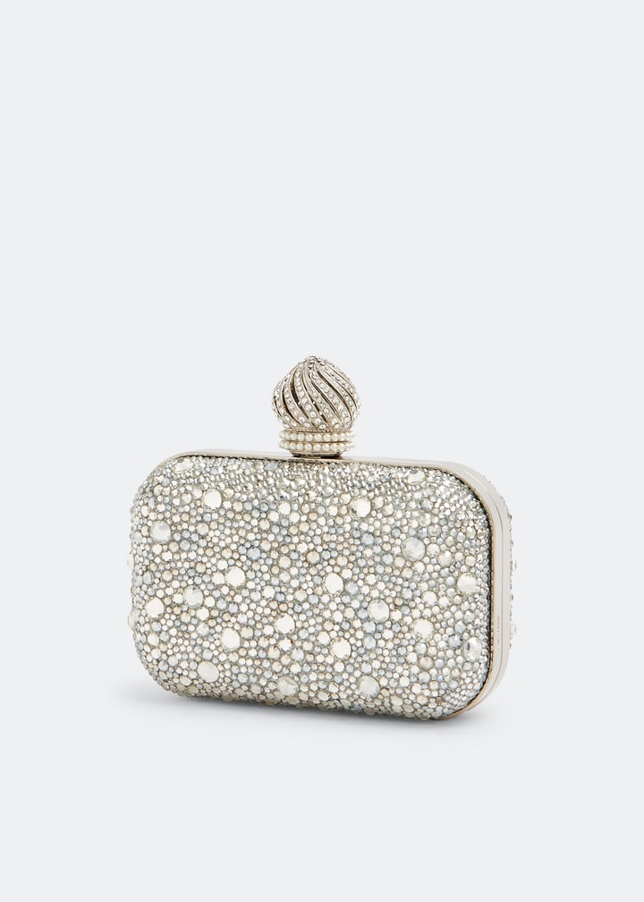 Jimmy Choo Micro Cloud clutch for Women - Silver in UAE