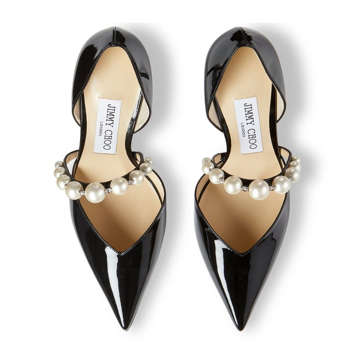 Jimmy★Choo(セールで春夏に最適)フォーマルな席にErin85/Black ユージェニー 80 ｜ブラック レザー・アンクルブーツ｜ジミー チュウ