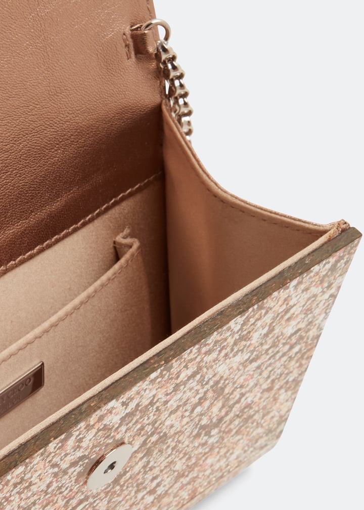 Jimmy Choo Candy glitter clutch for Women - Metallic in UAE