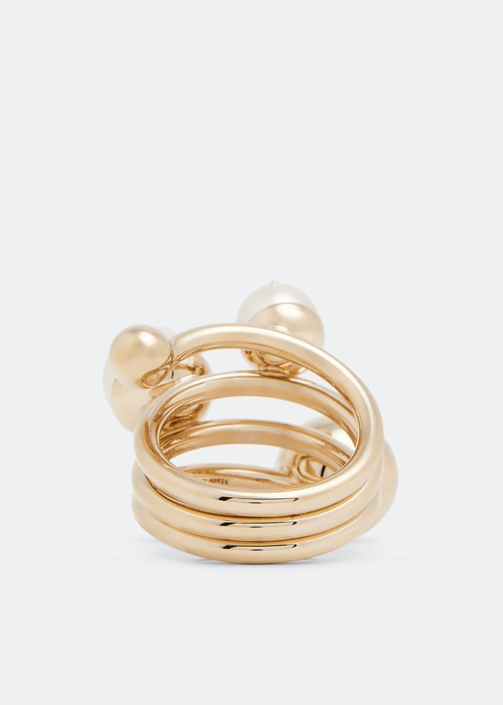 Jimmy Choo JC Multi Pearl ring for Women - Gold in USA