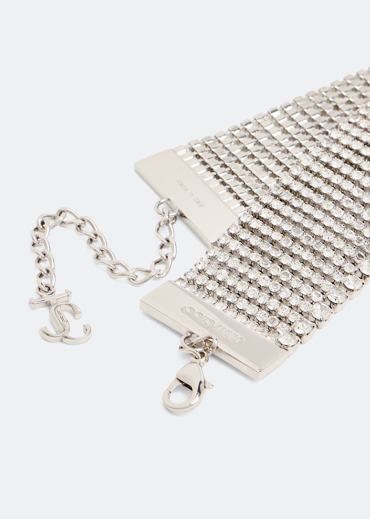 Jimmy Choo Saeda necklace for Women - Silver in UAE | Level