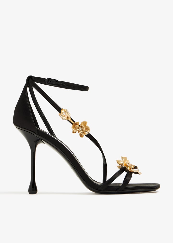 Jimmy choo zea 95 女士凉鞋- 黑色阿联酋| level shoes