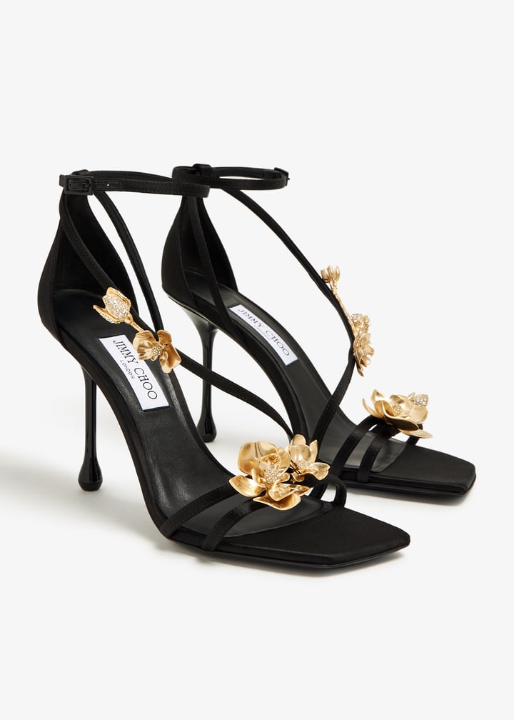 Jimmy choo zea 95 女士凉鞋- 黑色阿联酋| level shoes