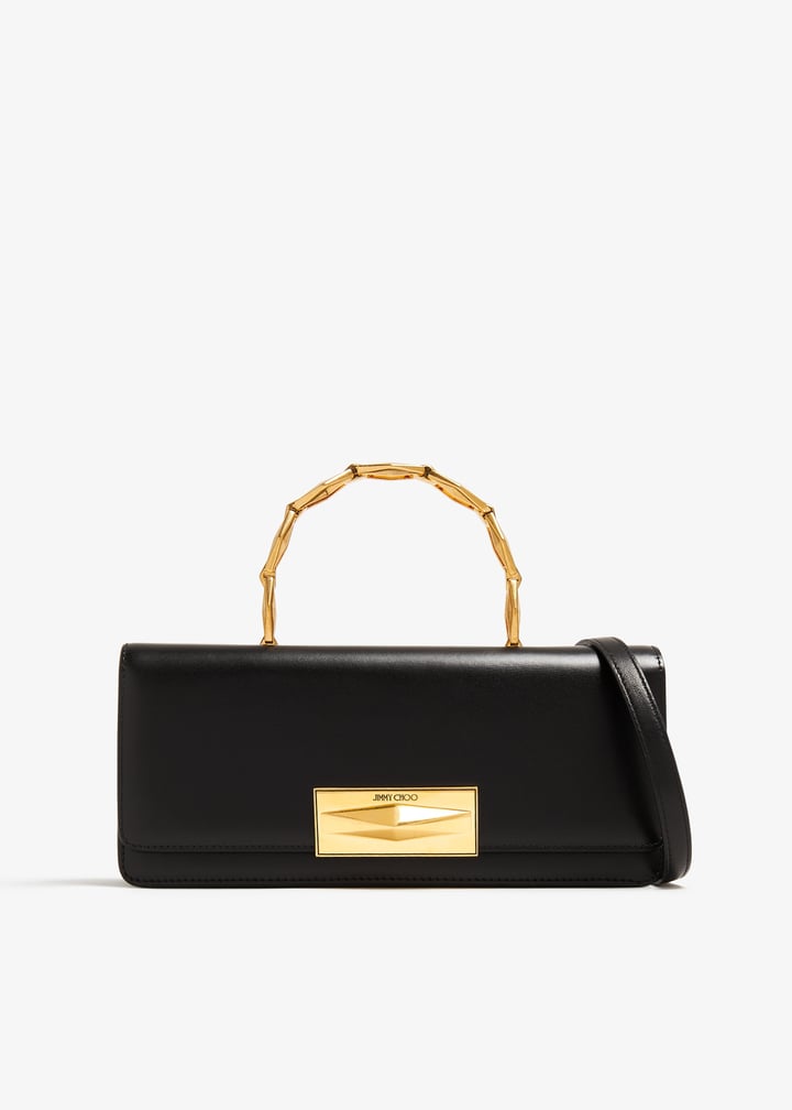 Jimmy Choo Diamond chain top-handle bag for Women - Black in